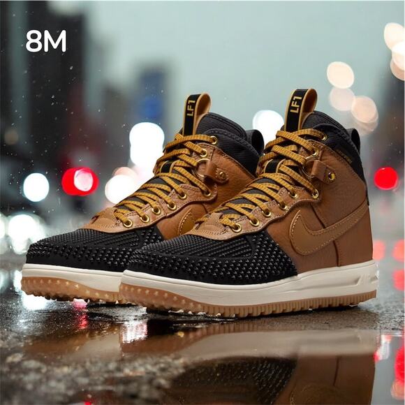 •NEW• Nike Lunar Force 1 Men's Winterized Duckboots • 8M / 9.5W - Picture 1 of 13